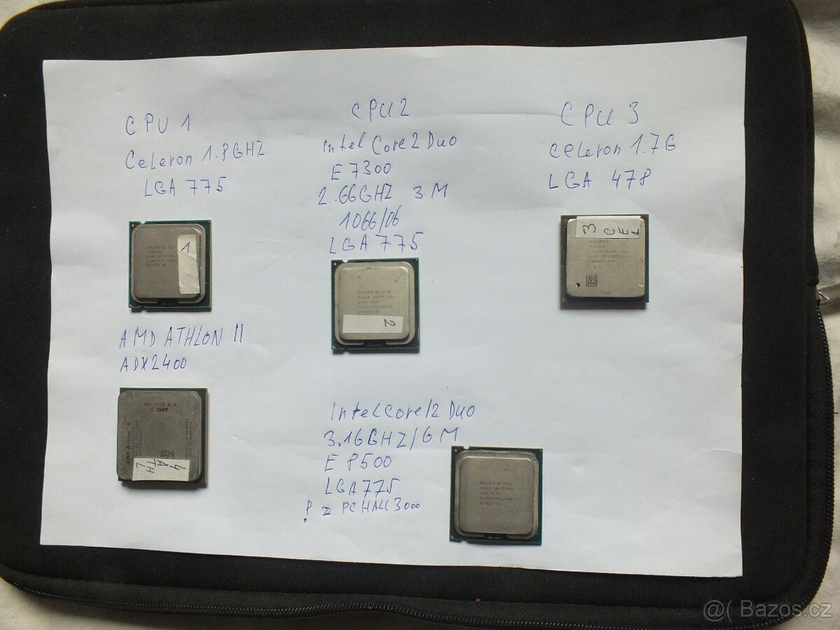 Procesory na prodej ze stolních PC - levně - 2