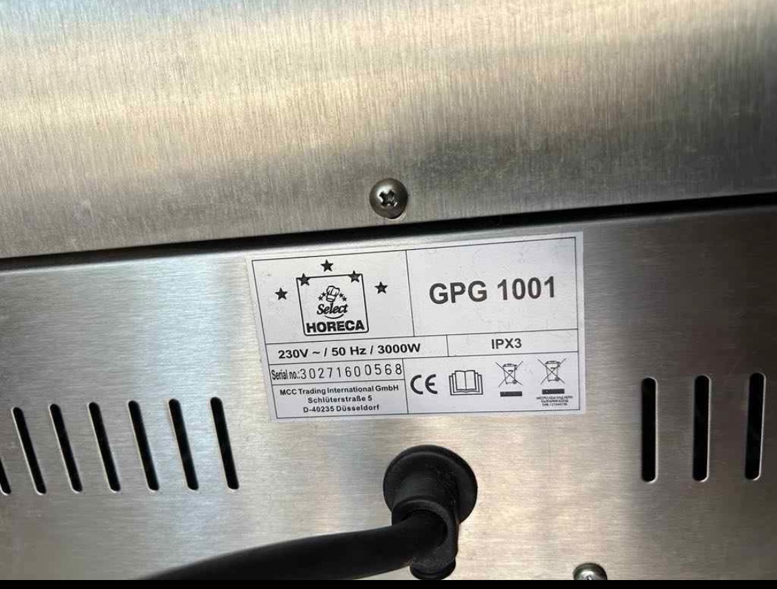 Elektrický gril horeca GPG 1001 - 2