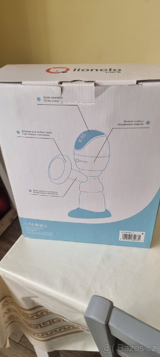 Elektrická odsávačka mléka Lionelo Fidi - 2