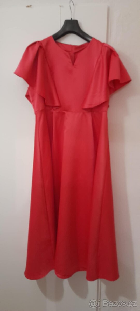 PRODÁM růžové šaty vel.L-XXL - 2