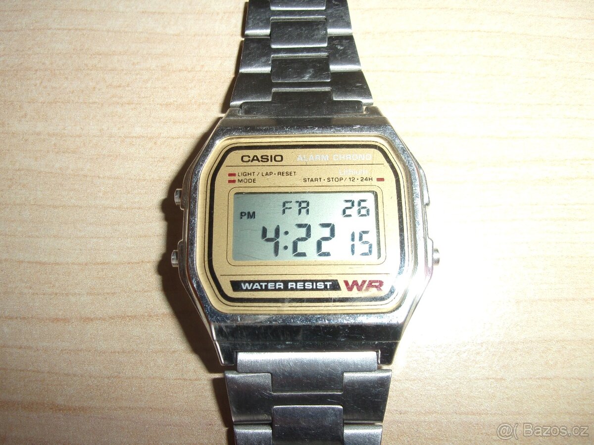 DIGITÁLNÍ HODINKY - CASIO A158WE - FUNKČNÍ, MINIMÁLNĚ NOŠENÉ - 2