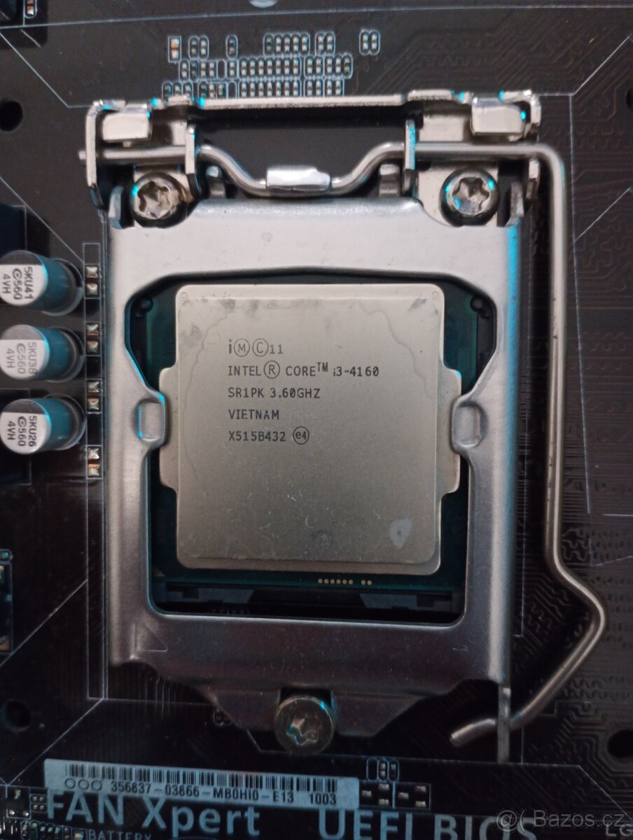 Základní deska ASUS H81M-K + Intel Core i3-4160 + 4 GB DDR3 - 2