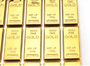 Zlatý slitek podtácek - 2