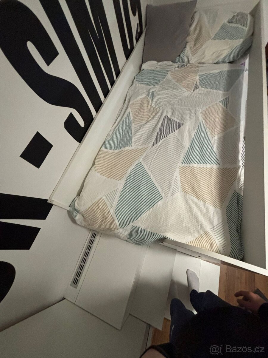 Patrová postel s úložným prostorem vč. matrace - 2