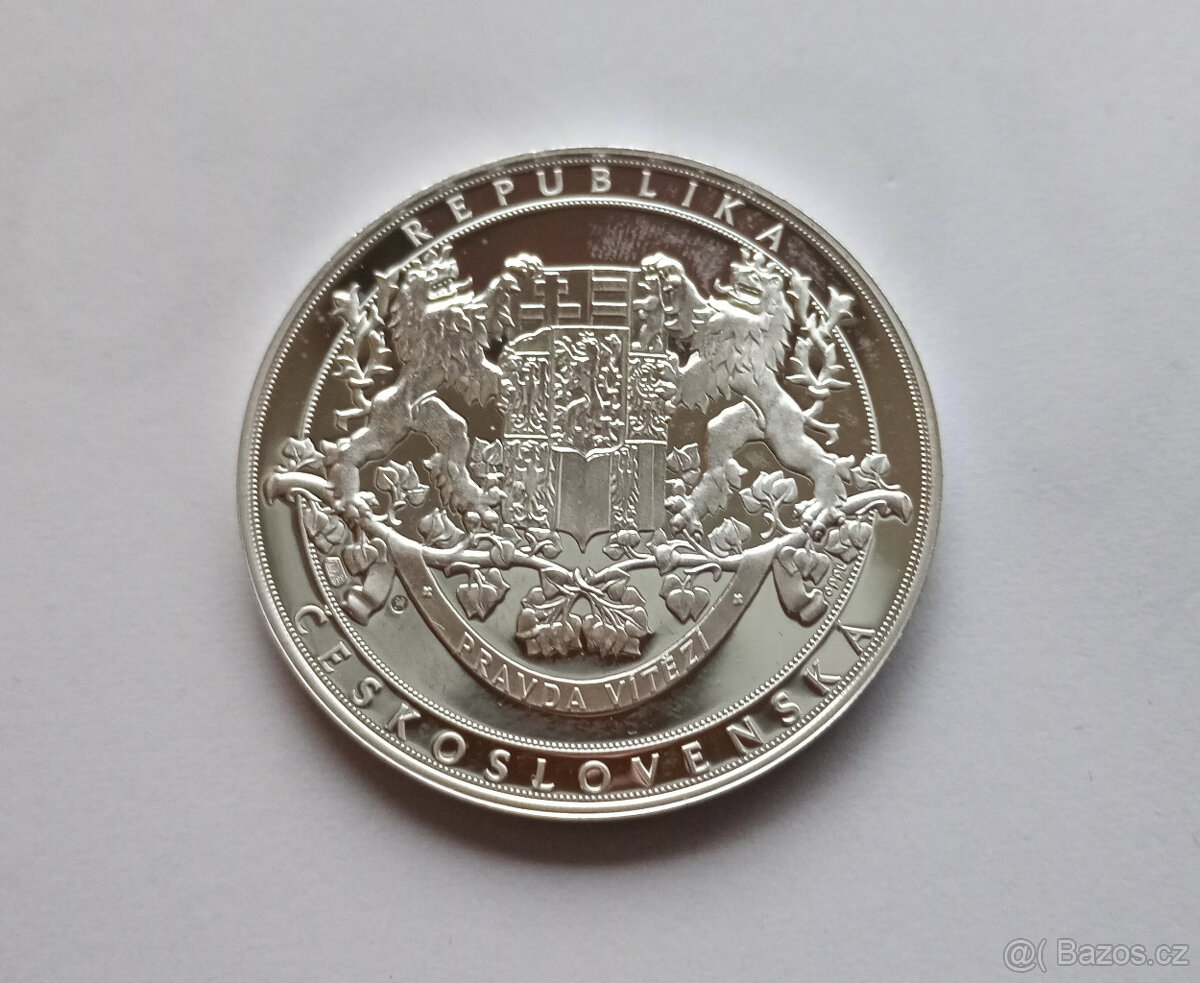 Pamětní medaile – Milan Rastislav Štefánik – ryzí stříbro - 2