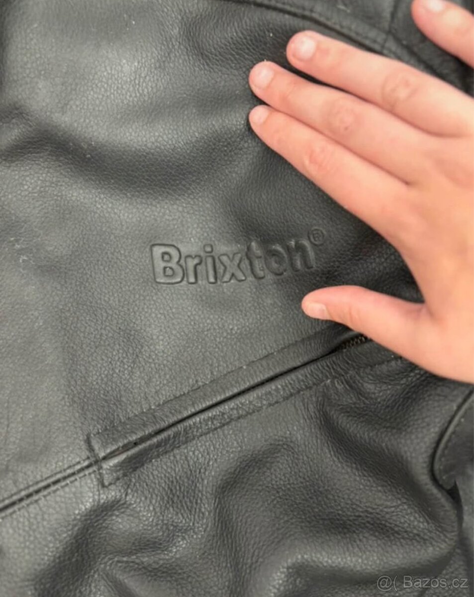 Pánská motorkářská kožená bunda Bixton - 2