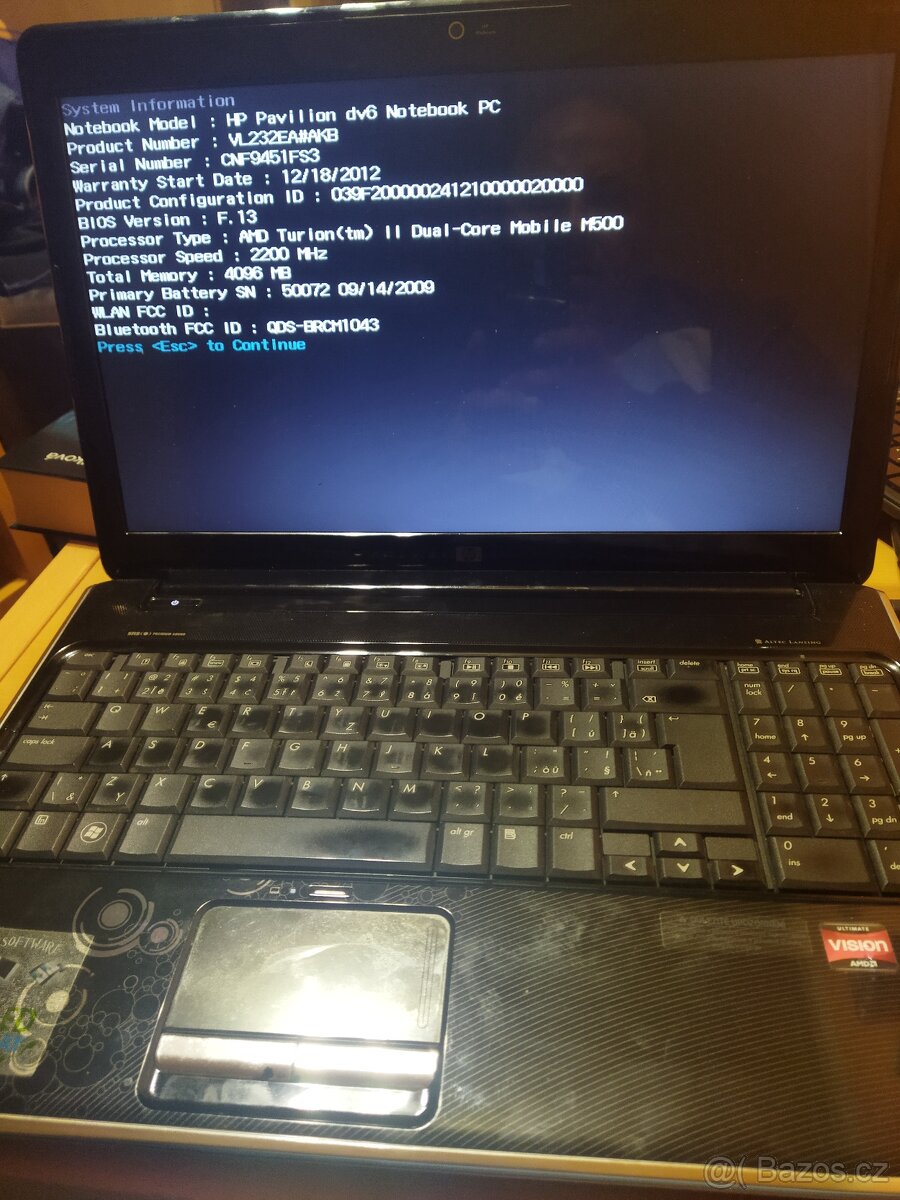 HP DV6 - 2