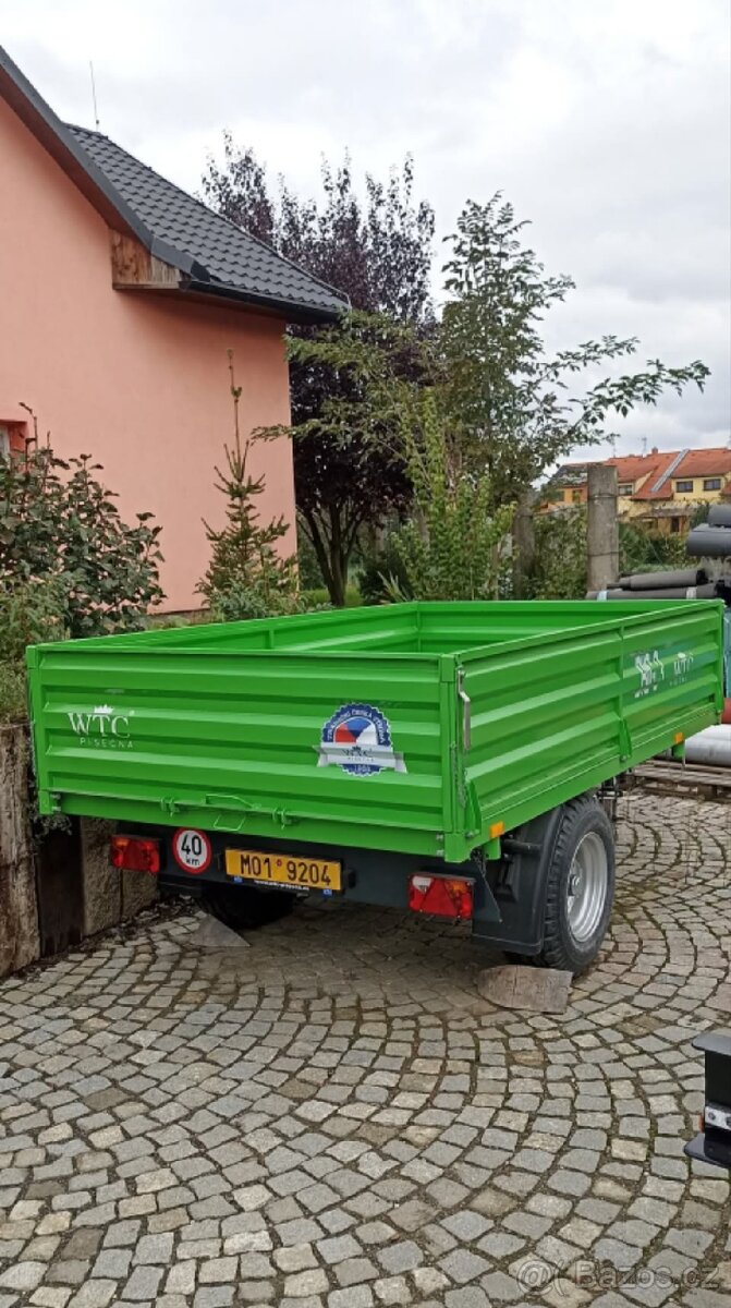 Třístranný návěs WTC písečná 3,5t - 2