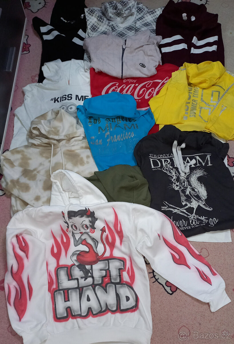 Dětské mikiny svetry pončo od vel.98 až po vel. L - 2