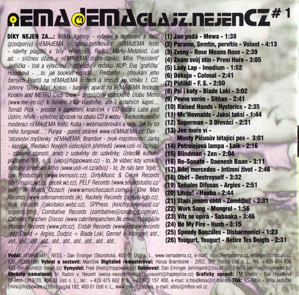 Various – nEMAdEMAglajz.nejenCZ #1 (CD) - 2