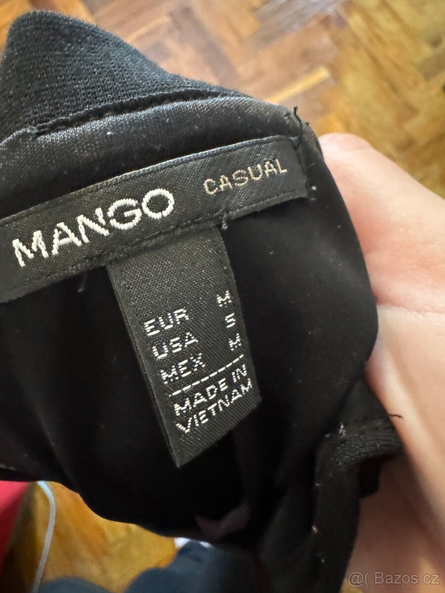 Dámské černé šaty Mango vel. M - 2