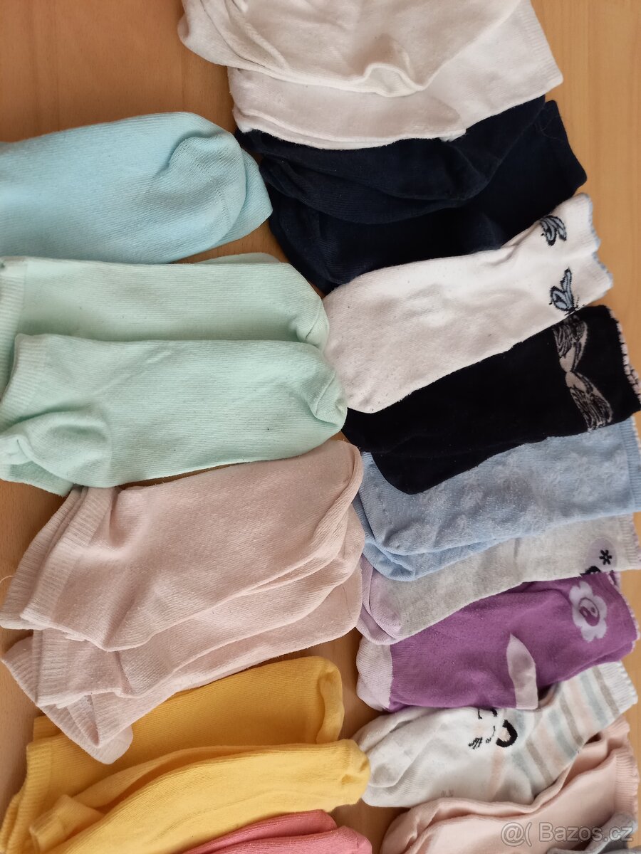 Ponožky vel. cca 6-9 let - 2