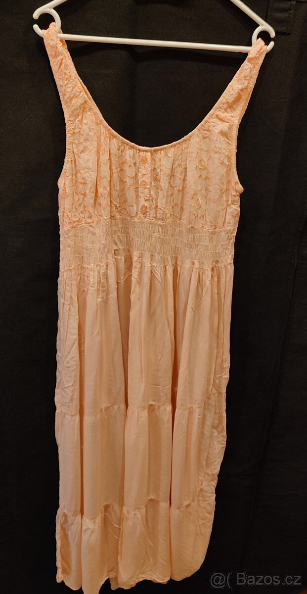 Dlouhé volné šaty, vel. M - 2