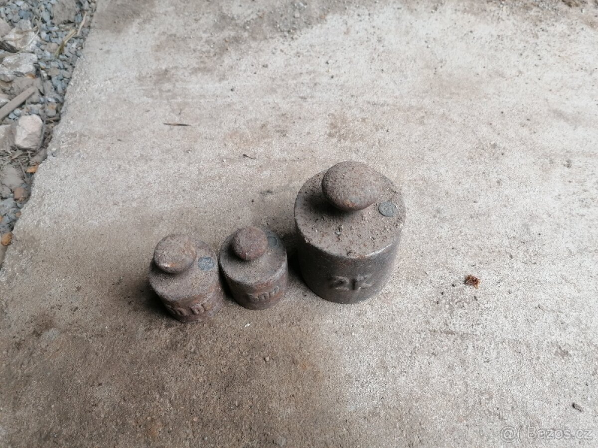 Závaží k váze decimálce - 2