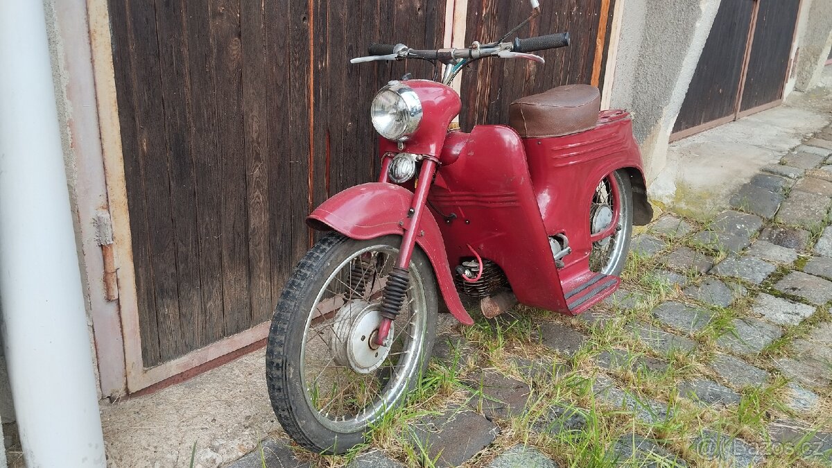 Jawa 555 - kompletní, funkční, není třeba lakovat - 2
