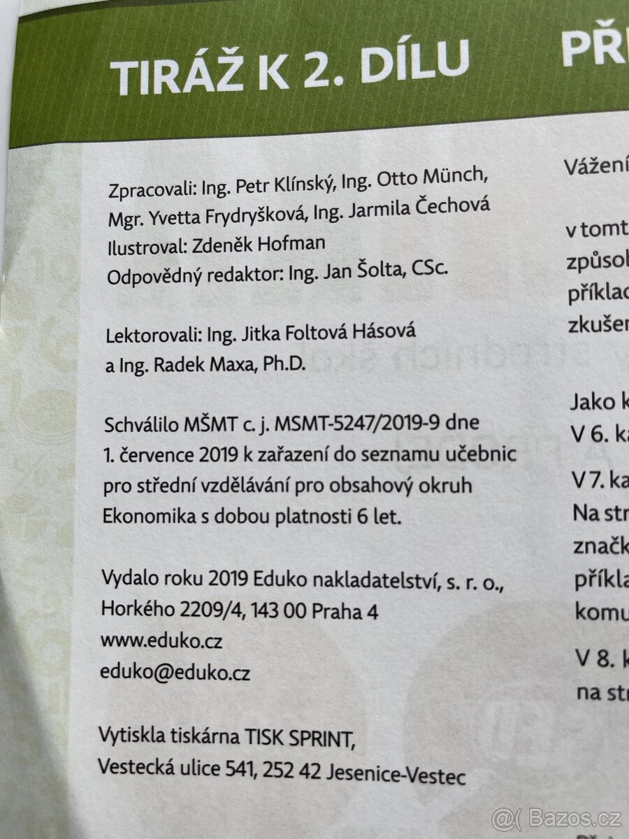 Ekonomika pro ekonomicky zaměřené obory SŠ - 2