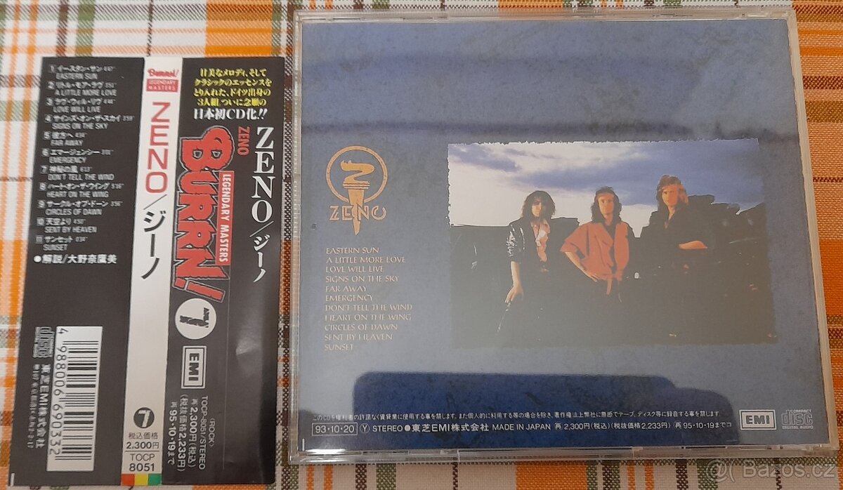 CD ZENO - ZENO 1986 JAPAN 1. PRESS BURRN - 2