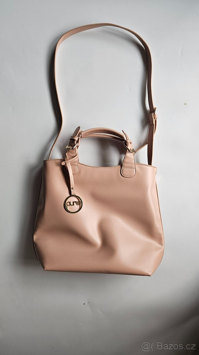Větší světle růžová kabelka Pure London Rose - nová - 2