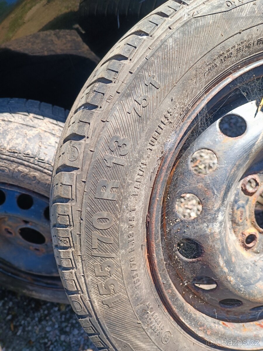 Plechové disky 13 palců 4x100 - 2