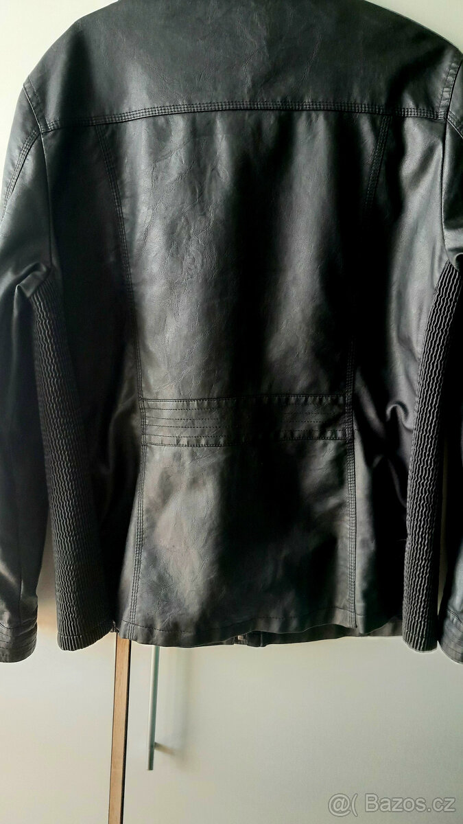 Dámská koženková bunda xl - 2