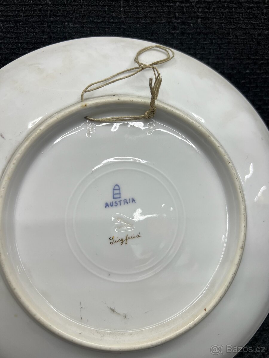 Dekorativní porcelánový talíř – Austria, Siegfried - 2