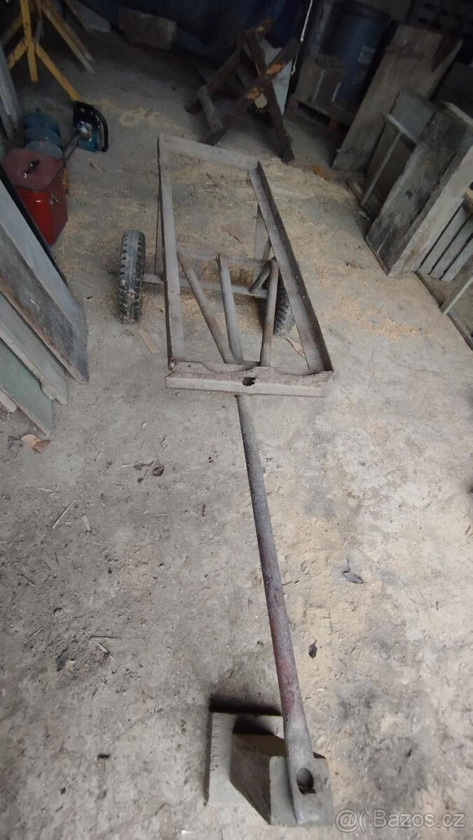 Vozík manipulační,za malotraktor,sekačku,vozík na autogen - 2