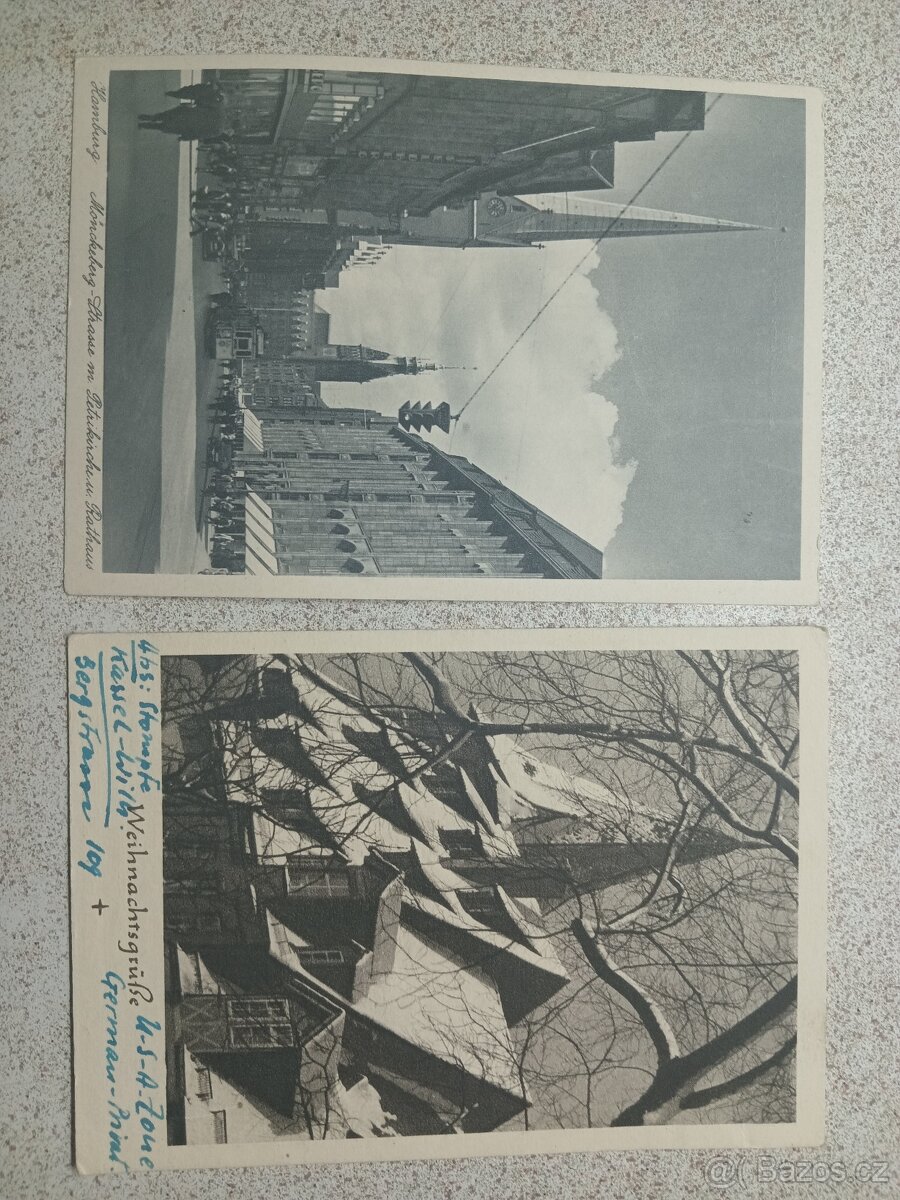 Mix pohlednic a obálek plus dokumenty - 2