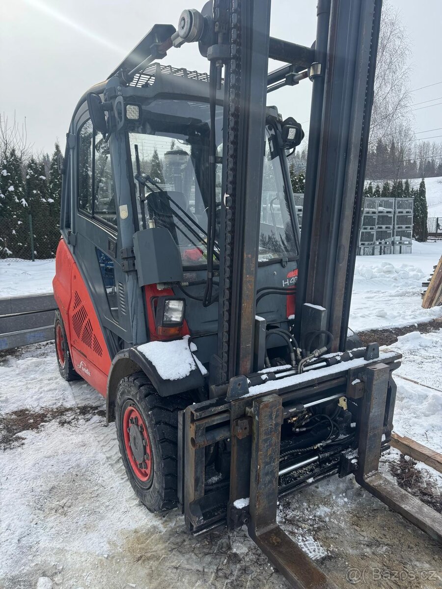 Vysokozdvižný vozík Linde H40D, 2012 - 2