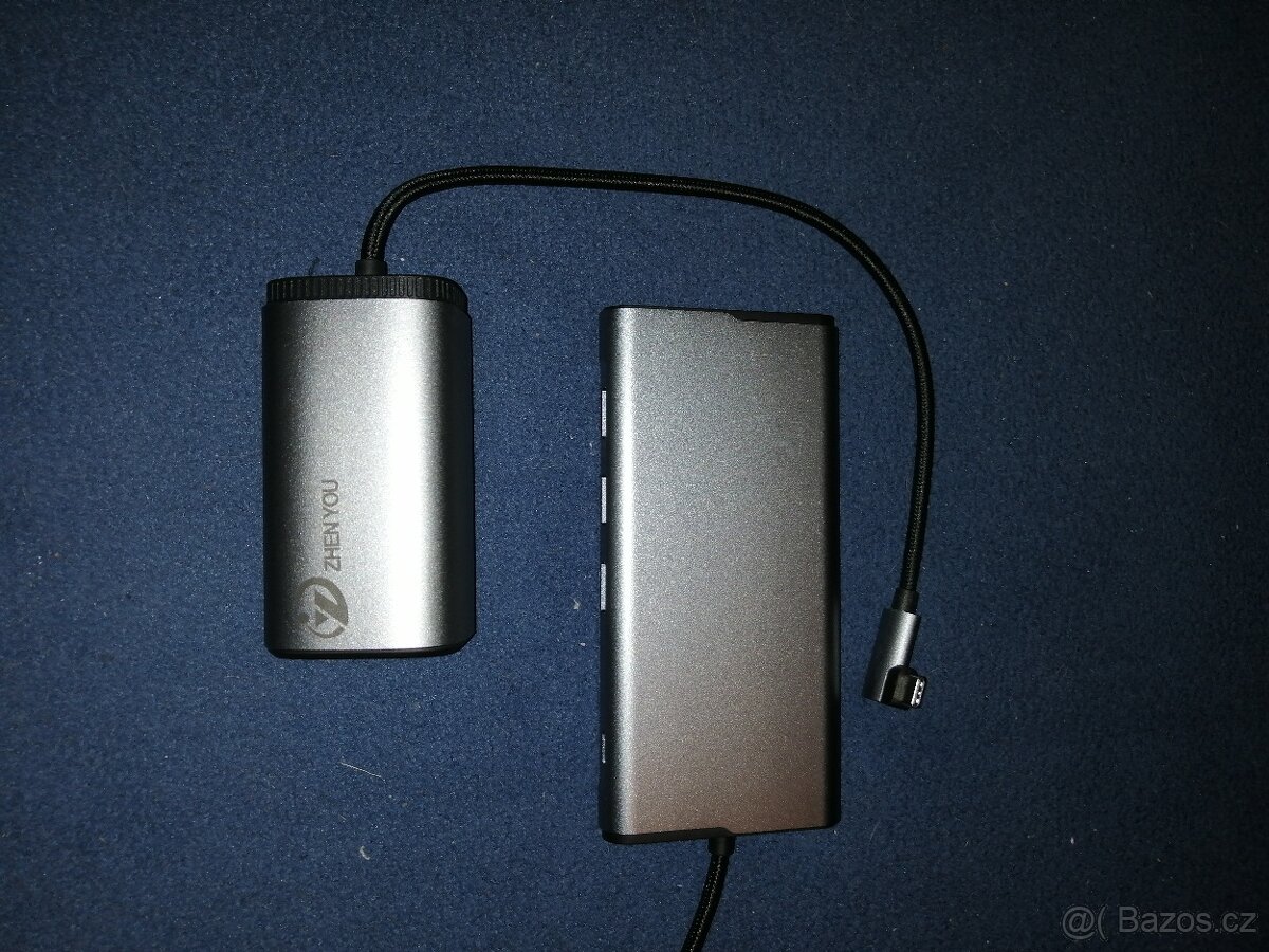 Adaptéry eth/USB-c a c-3x rj45+PD - 2