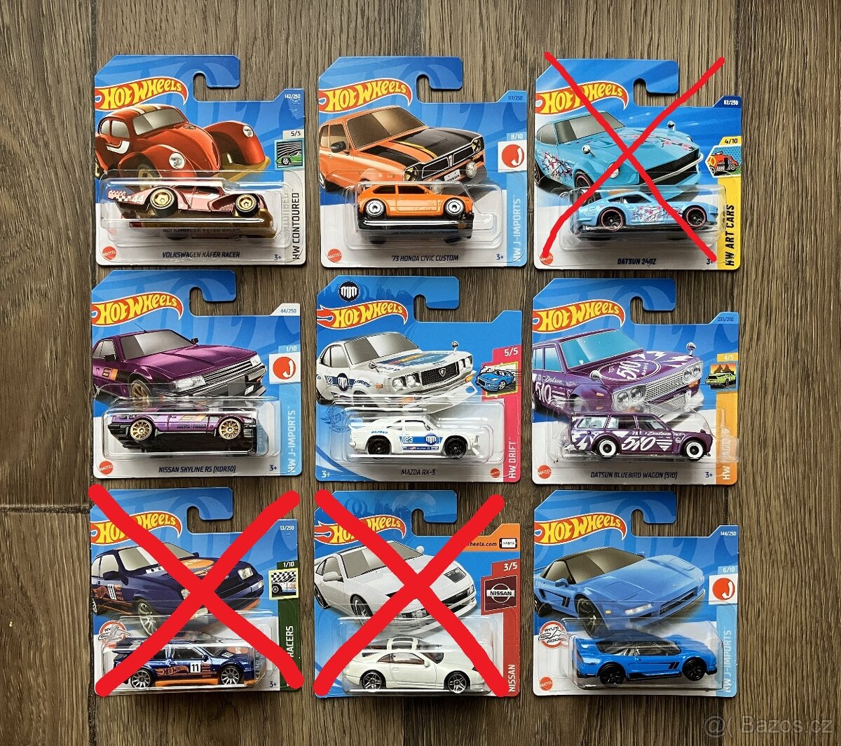 Hot Wheels autíčka - 2