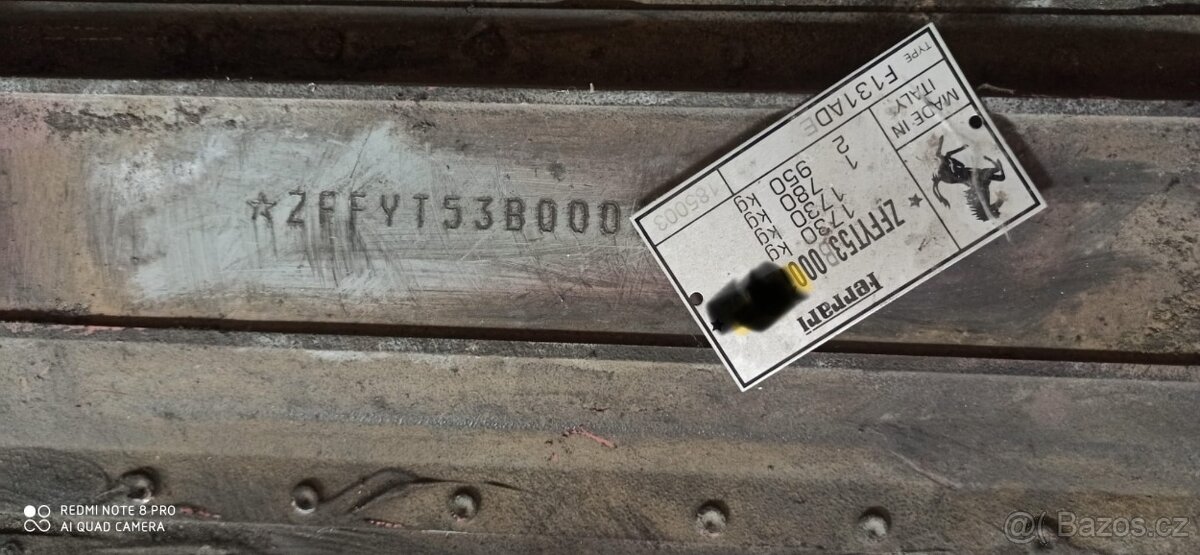 Ferrari 360 Modena F1 CR doklady - 2