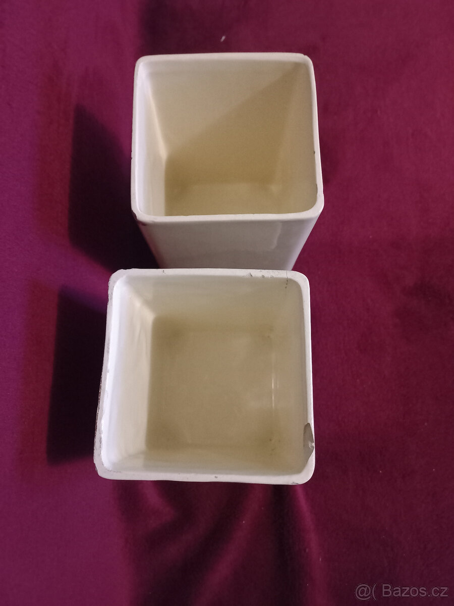 Starožitné dózy zn. Ditmar - 2