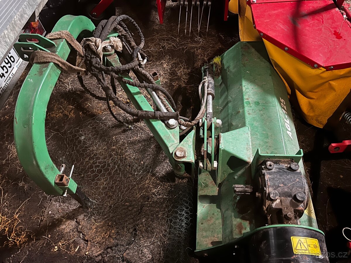 Mulčovač na malotraktor příkopový - 2