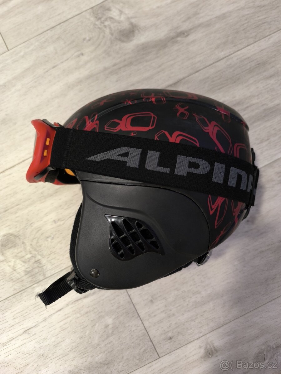 Dětská helma Alpina + brýle - 2