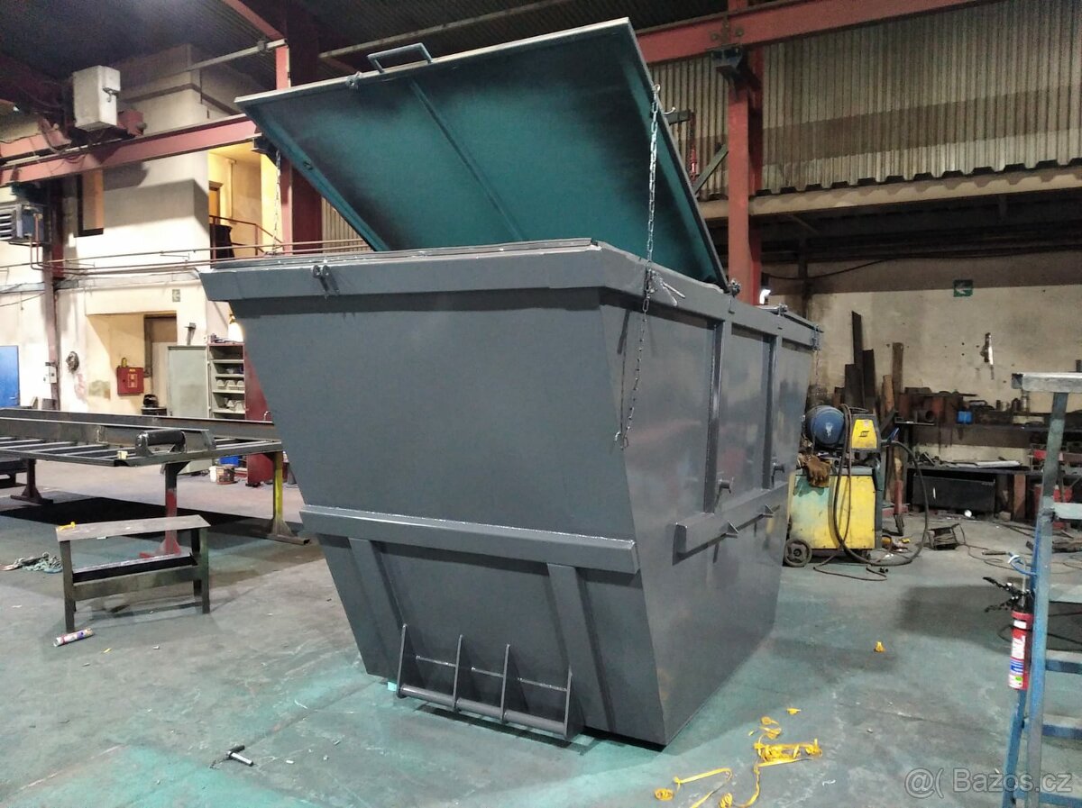 Prodám řetězový kontejner ,mulda,vanu s víky - 2