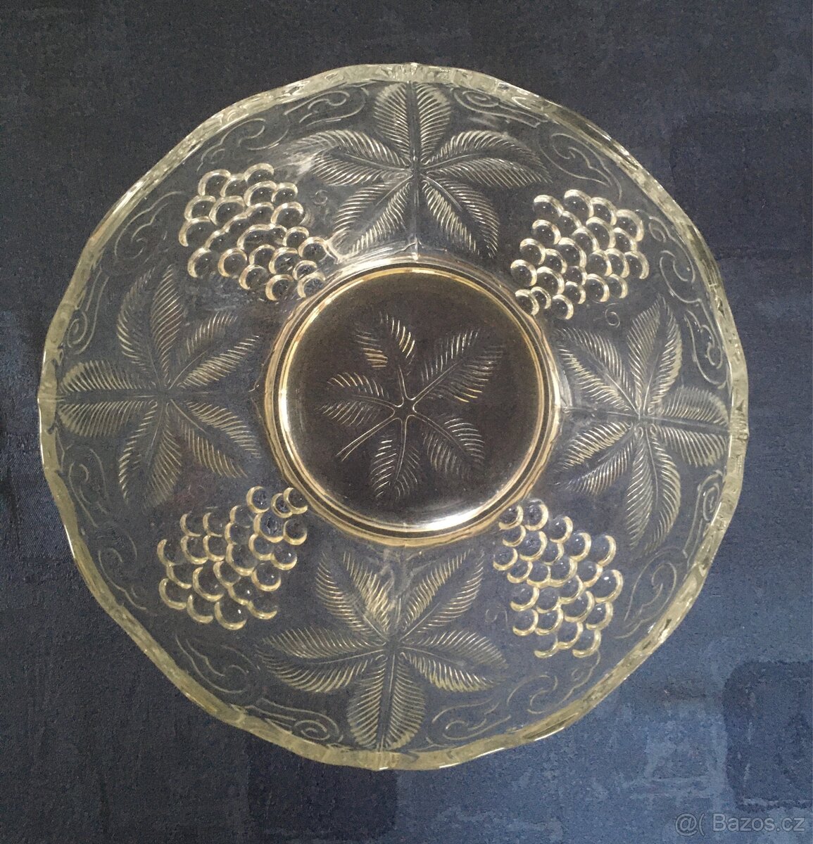 Retro skleněná mísa (aut. František Pečený) - 2