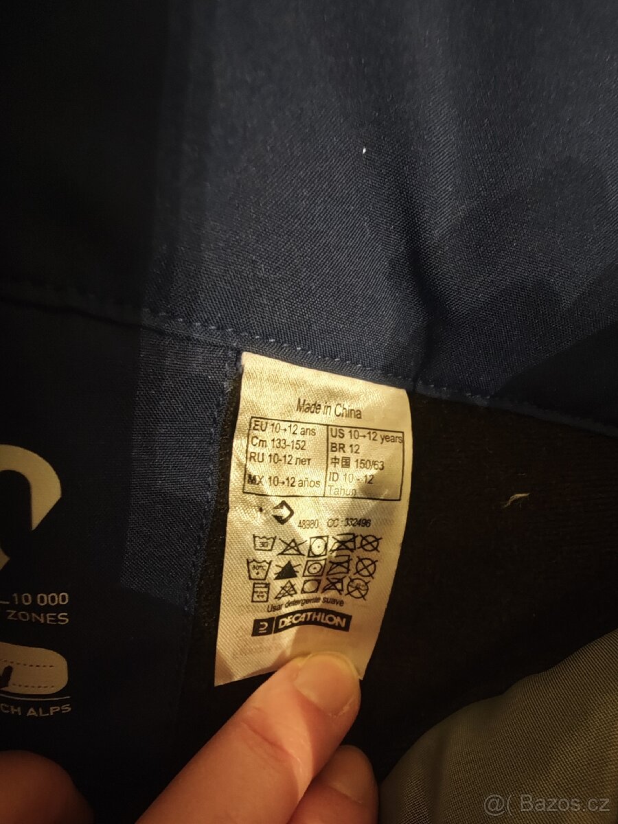 Lyžařské kalhoty Decathlon 10-12let modré - 2