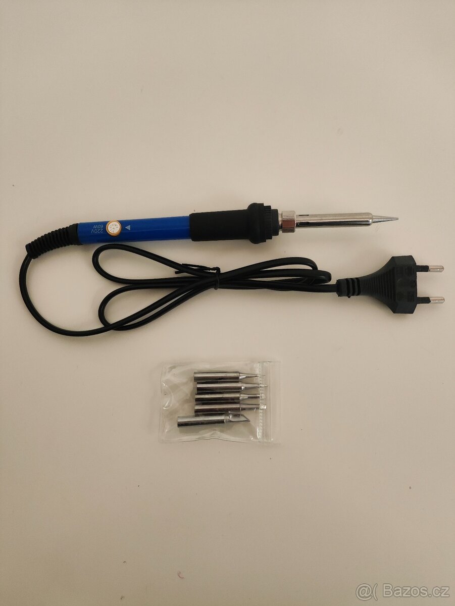 #M054 Spájkovačka 60W + sada hrotov 🔧🔥 (nová) - 2