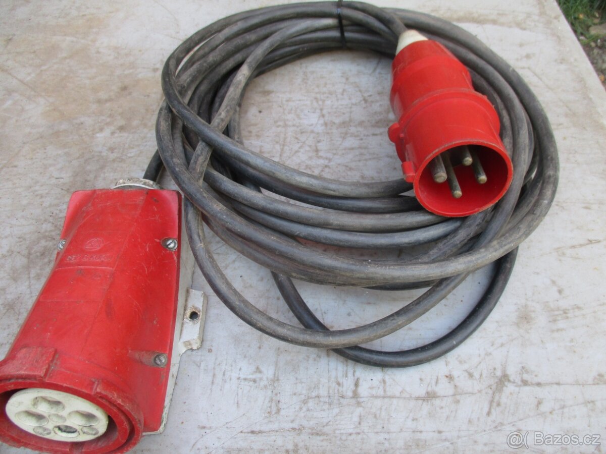 Prodlužovací kabel 380V 10,5m - 2