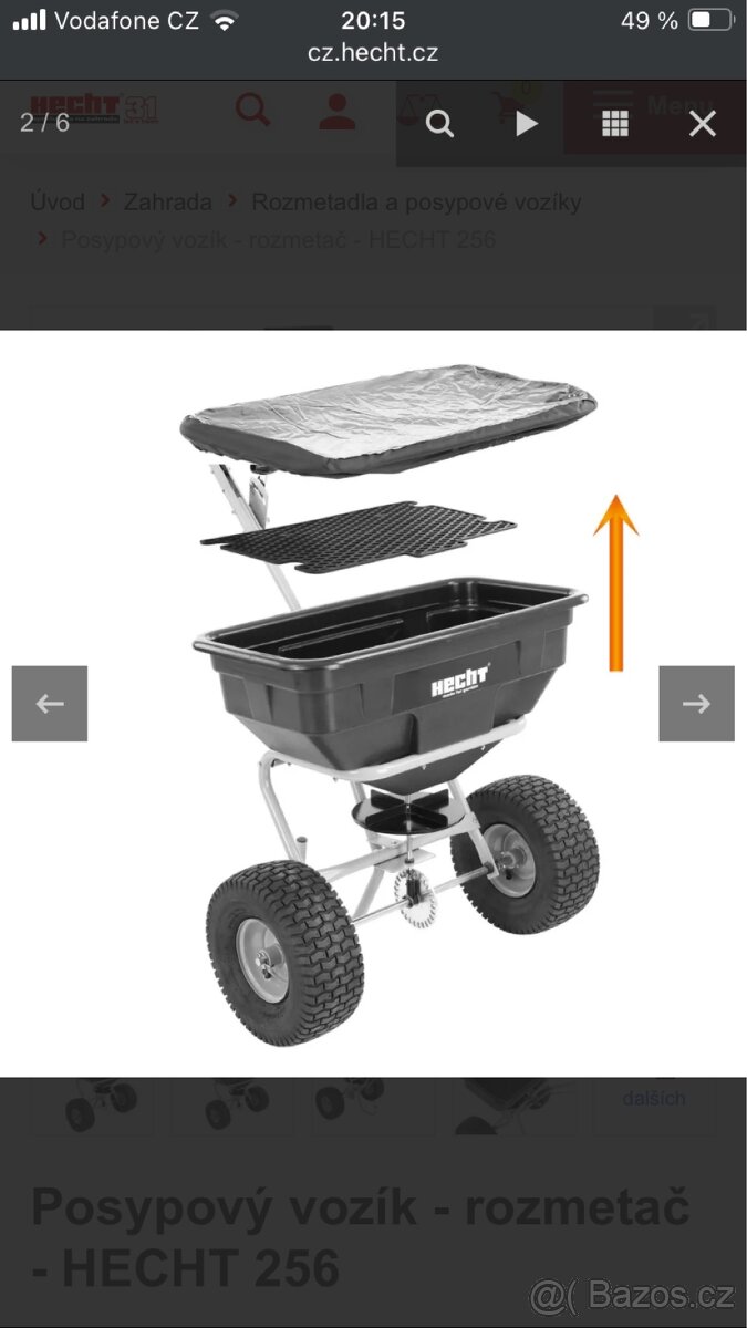 Posypový vozík nový - 2