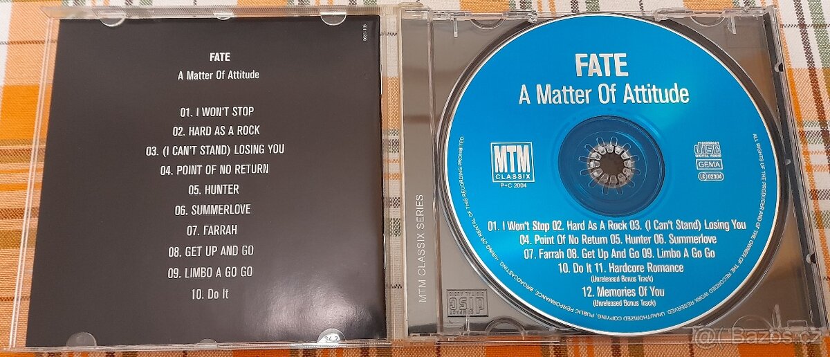 CD FATE - A MATTER OF ATTITUDE 1986 - 2