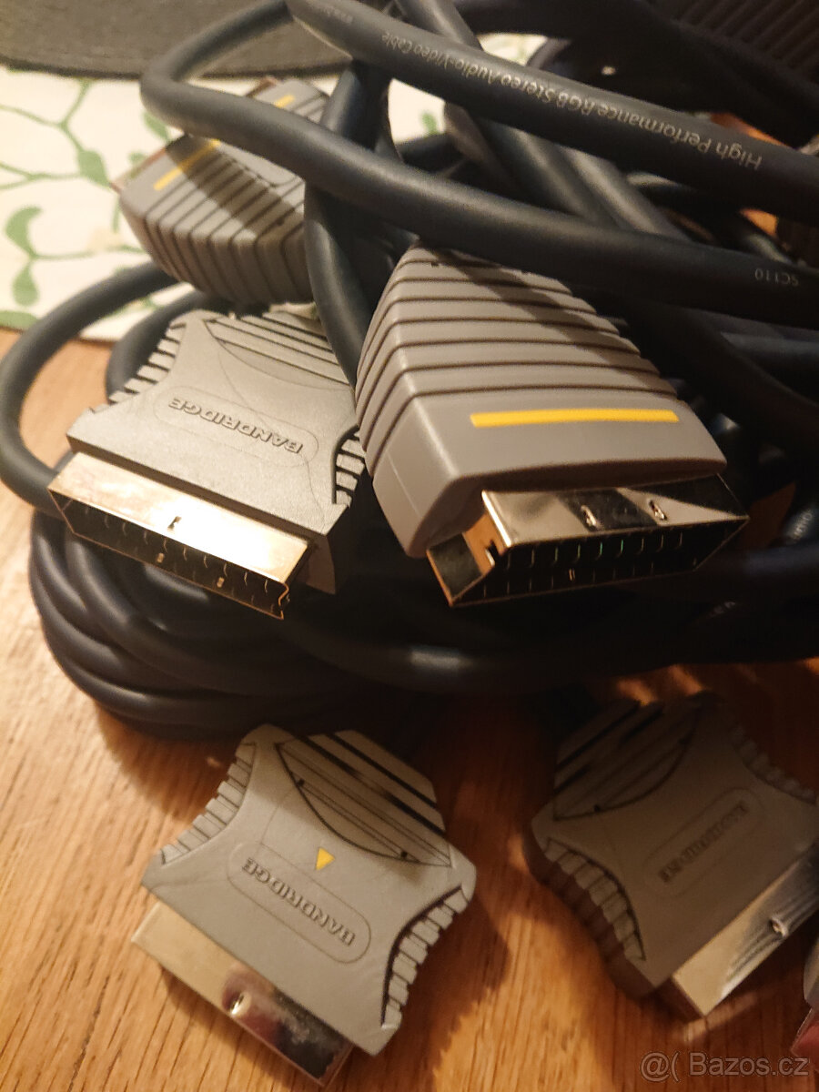 Kabel scart-scart Bandridge více kusů - 2