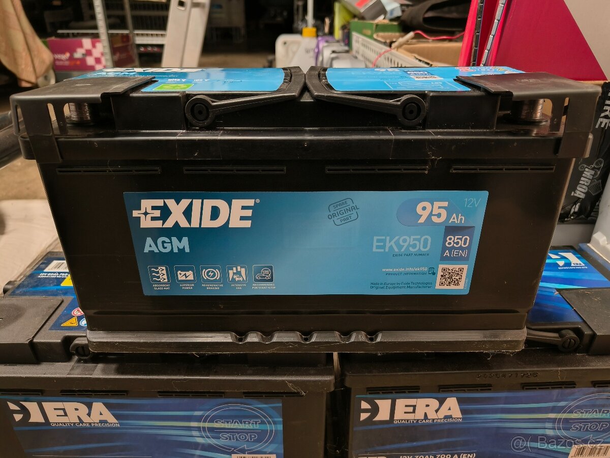 Autobaterie nová 12V ERA, EXIDE, Bosch - 2