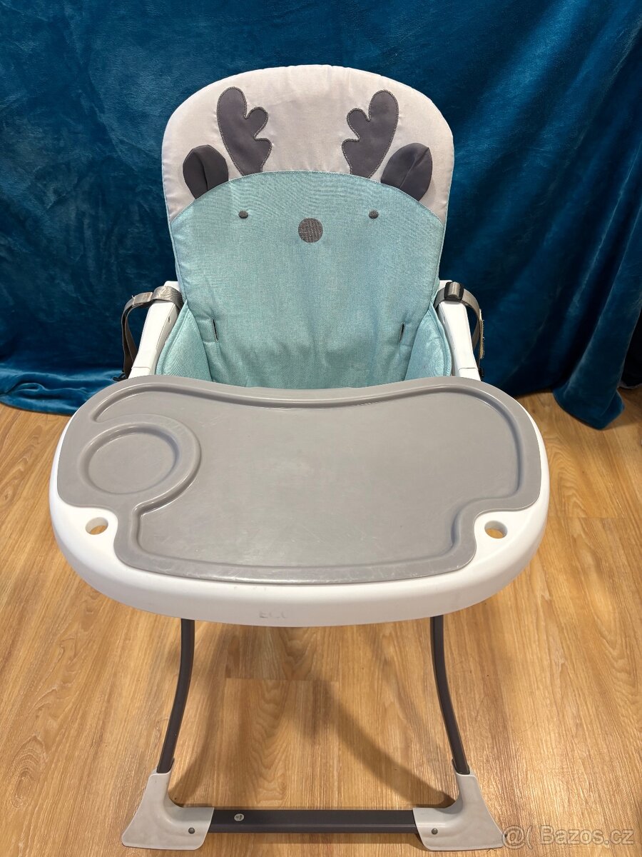 Dětská jídelní židle ECOTOYS, nosnost do 50 kg - 2