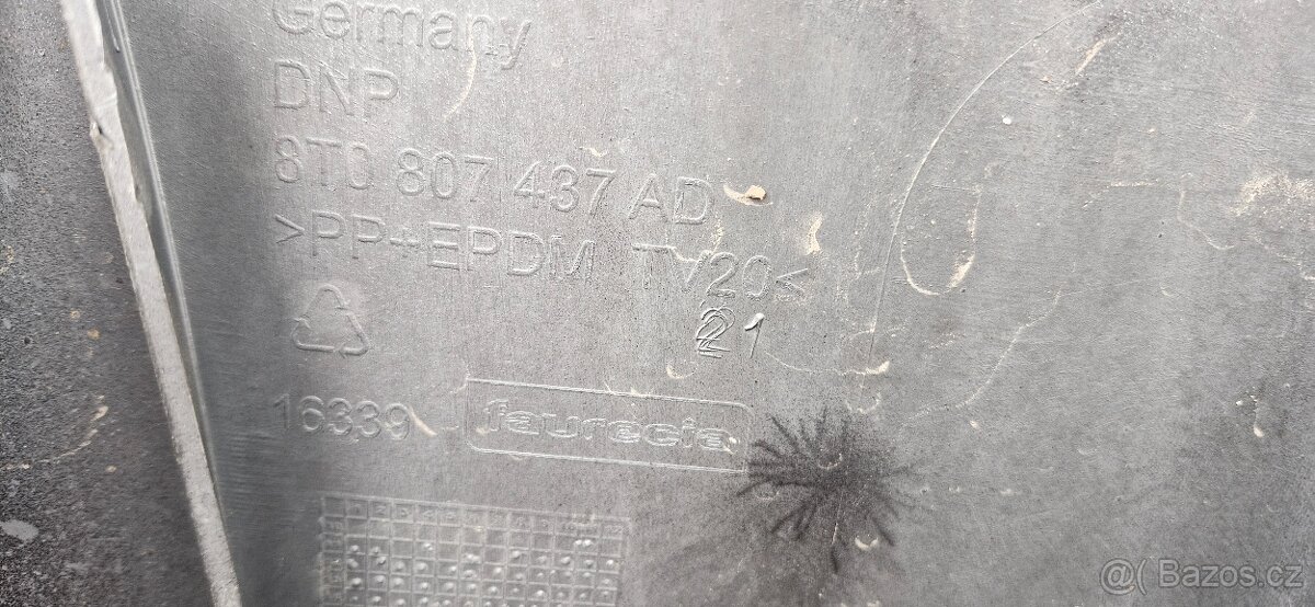 Predni naraznik audi A5 8T face lift 8t0807437AD - 2