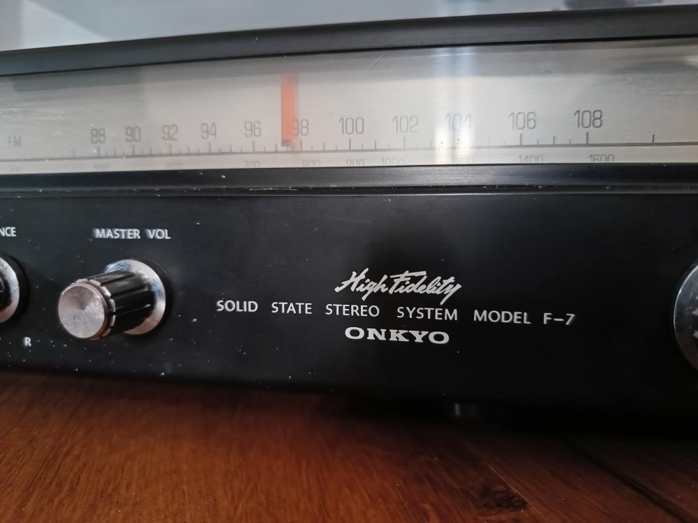 ONKYO High Fidelity Solid State Stereo F-7 1975 - 2