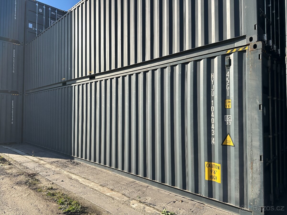 Lodní kontejner 40" HC, Antracit 7016, 2022 - 2