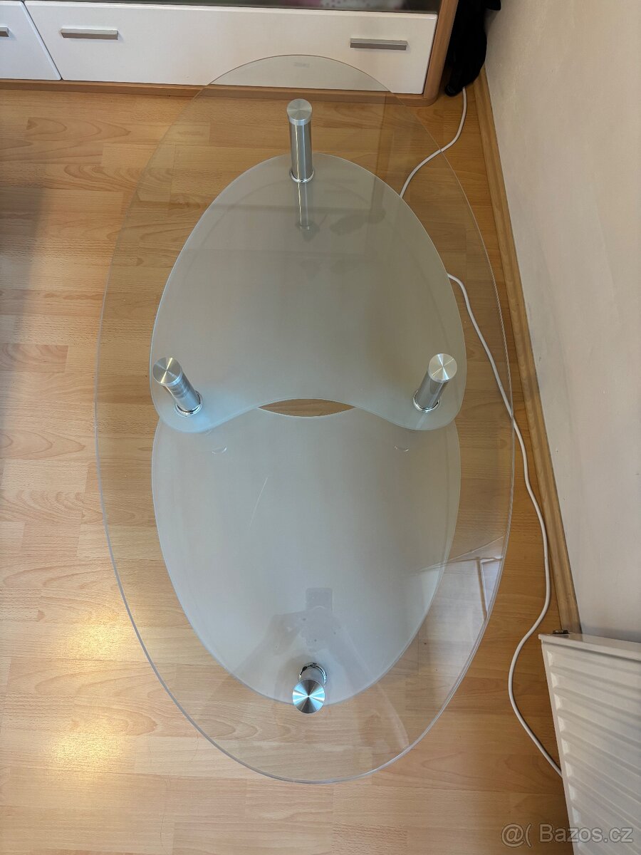 Konferenční stolek skleněný - 2