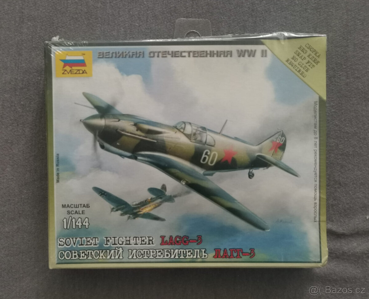 Stíhačka LaGG-3 | Zvezda | 6118 | 1:144 | Nerozbaleno - 2