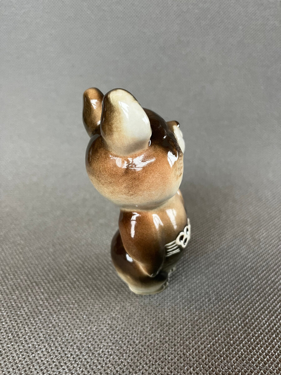 Soška Olympijský medvěd 1980 11 cm, LFZ Lomonosov - 2